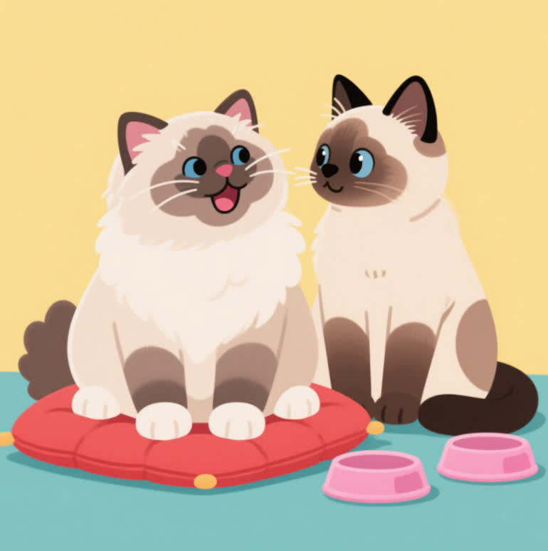 Ragdoll Cat vs Birman Cat Breed Comparison