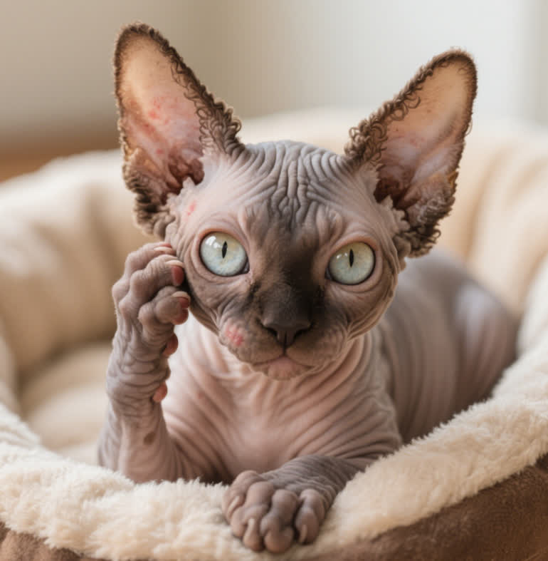 Devon Rex Cat Food Allergy Symptoms