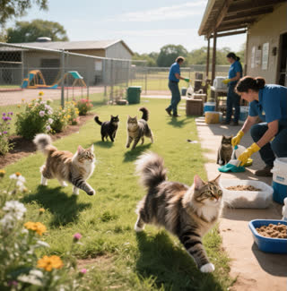 Texas Maine Coon Cat Rescue Center 2025: Saving Gentle Giants